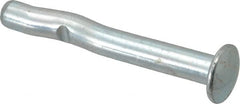 Powers Fasteners - 1/2" Diam, 1/2" Drill, 4" OAL, Split-Drive Concrete Anchor - Grade 8.2 Steel, Zinc-Plated Finish, Mushroom Head - Americas Industrial Supply
