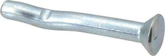Powers Fasteners - 1/4" Diam, 1/4" Drill, 2" OAL, Split-Drive Concrete Anchor - Grade 8.2 Steel, Zinc-Plated Finish, Flat Head - Americas Industrial Supply