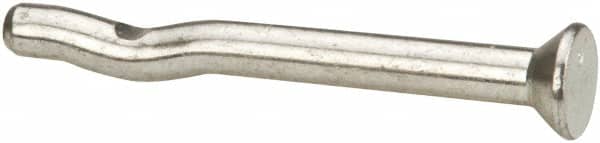 Powers Fasteners - 1/4" Diam, 1/4" Drill, 2-1/2" OAL, Split-Drive Concrete Anchor - Grade 8.2 Steel, Zinc-Plated Finish, Flat Head - Americas Industrial Supply