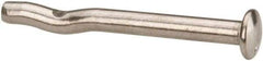Powers Fasteners - 1/4" Diam, 1/4" Drill, 2-1/2" OAL, Split-Drive Concrete Anchor - 316 Stainless Steel, Mushroom Head - Americas Industrial Supply
