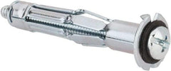 Powers Fasteners - 3/16" Screw, 3/8" Diam, 2" Long, 3/8 to 5/8" Thick, Sleeve Drywall & Hollow Wall Anchor - 3/8" Drill, Zinc Plated, Steel, Grade 5, Use in Concrete, & Masonry, Drywall, Plywood & Wallboard - Americas Industrial Supply