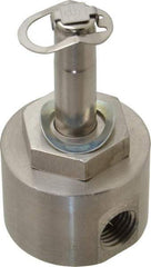 Parker - 1/4" Port, Two Way, Direct Acting, Stainless Steel Solenoid Valve - Normally Closed, 750 Max PSI, NBR Seal - Americas Industrial Supply