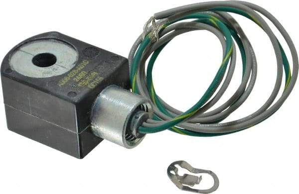 Parker - 24 Volt, 18 Coil Lead Length, Class F, Solenoid Coil - 6.0 Watt, NEMA 4X Enclosure, Use with Parker Skinner Gold Ring Series Valves - Americas Industrial Supply