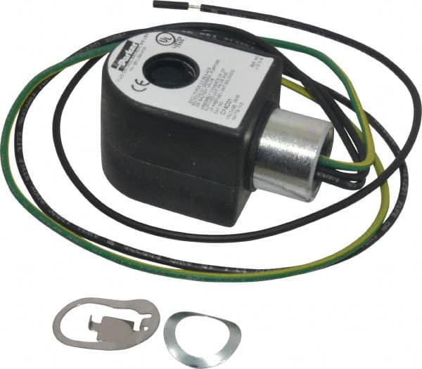 Parker - 24 Volt, 18 Coil Lead Length, Class F, Solenoid Coil - 11.0 Watt, NEMA 4X Enclosure, Use with Parker Skinner Gold Ring Series Valves - Americas Industrial Supply