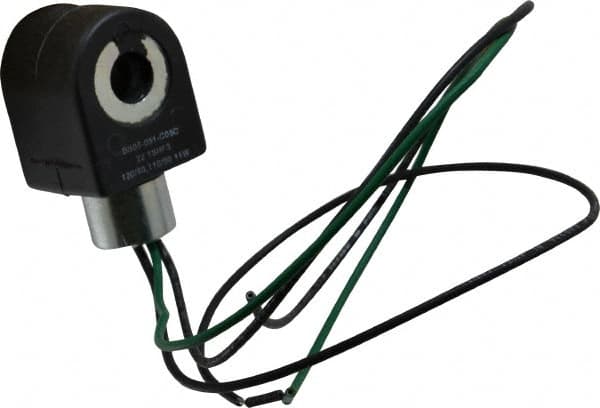 Parker - 120 Volt, 18 Coil Lead Length, Class F, Solenoid Coil - 11.0 Watt, NEMA 4X Enclosure, Use with Parker Skinner Gold Ring Series Valves - Americas Industrial Supply