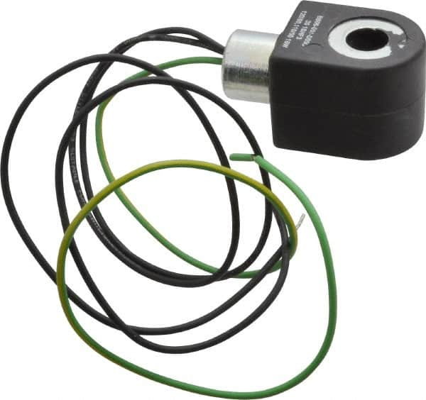 Parker - 120 Volt, 18 Coil Lead Length, Class F, Solenoid Coil - 16.0 Watt, NEMA 4X Enclosure, Use with Parker Skinner Gold Ring Series Valves - Americas Industrial Supply