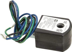 Parker - 12 Volt, 18 Coil Lead Length, Class F, Solenoid Coil - 9.5 Watt, NEMA 4X Enclosure, Use with Parker Skinner Gold Ring Series Valves - Americas Industrial Supply