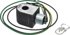 Parker - 24 Volt, 18 Coil Lead Length, Class F, Solenoid Coil - 11.5 Watt, NEMA 4X Enclosure, Use with Parker Skinner Gold Ring Series Valves - Americas Industrial Supply