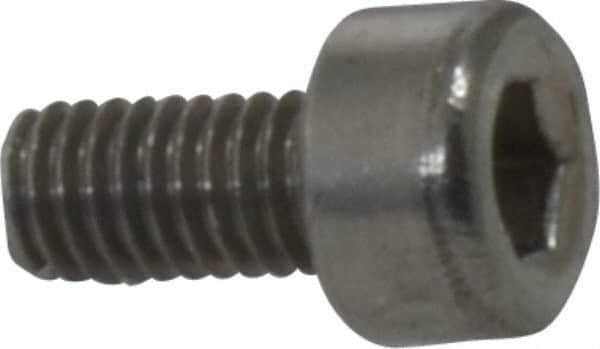 Value Collection - M3x0.50 Metric Coarse Hex Socket Drive, Socket Cap Screw - Grade 18-8 & Austenitic A2 Stainless Steel, Fully Threaded, 6mm Length Under Head - Americas Industrial Supply