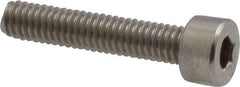 Value Collection - M4x0.70 Metric Coarse Hex Socket Drive, Socket Cap Screw - Grade 18-8 & Austenitic A2 Stainless Steel, Fully Threaded, 20mm Length Under Head - Americas Industrial Supply
