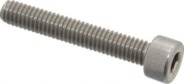 Value Collection - M4x0.70 Metric Coarse Hex Socket Drive, Socket Cap Screw - Grade 18-8 & Austenitic A2 Stainless Steel, Partially Threaded, 25mm Length Under Head - Americas Industrial Supply
