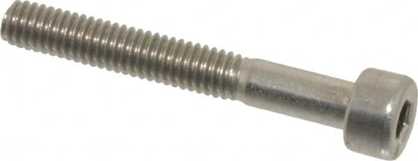 Value Collection - M4x0.70 Metric Coarse Hex Socket Drive, Socket Cap Screw - Grade 18-8 & Austenitic A2 Stainless Steel, Partially Threaded, 30mm Length Under Head - Americas Industrial Supply