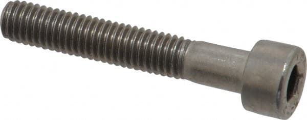 Value Collection - M5x0.80 Metric Coarse Hex Socket Drive, Socket Cap Screw - Grade 18-8 & Austenitic A2 Stainless Steel, Partially Threaded, 30mm Length Under Head - Americas Industrial Supply