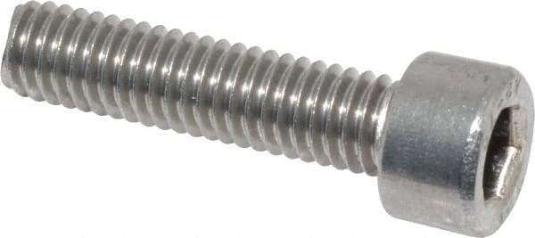 Value Collection - M6x1.00 Metric Coarse Hex Socket Drive, Socket Cap Screw - Grade 18-8 & Austenitic A2 Stainless Steel, Partially Threaded, 25mm Length Under Head - Americas Industrial Supply