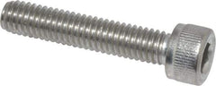 Value Collection - M6x1.00 Metric Coarse Hex Socket Drive, Socket Cap Screw - Grade 18-8 & Austenitic A2 Stainless Steel, Partially Threaded, 30mm Length Under Head - Americas Industrial Supply