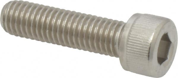 Value Collection - M8x1.25 Metric Coarse Hex Socket Drive, Socket Cap Screw - Grade 18-8 & Austenitic A2 Stainless Steel, Fully Threaded, 30mm Length Under Head - Americas Industrial Supply