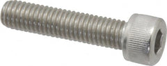 Value Collection - M8x1.25 Metric Coarse Hex Socket Drive, Socket Cap Screw - Grade 18-8 & Austenitic A2 Stainless Steel, Fully Threaded, 35mm Length Under Head - Americas Industrial Supply