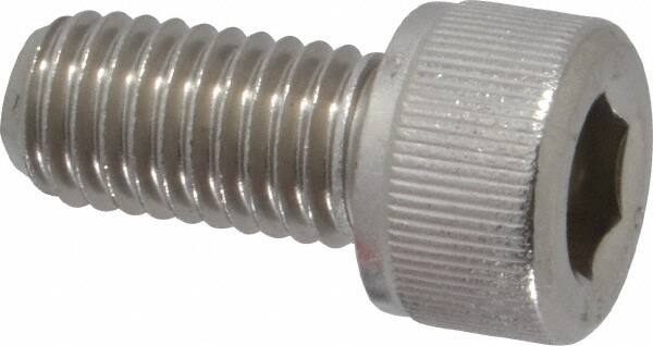 Value Collection - M10x1.50 Metric Coarse Hex Socket Drive, Socket Cap Screw - Grade 18-8 & Austenitic A2 Stainless Steel, Fully Threaded, 20mm Length Under Head - Americas Industrial Supply