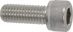 Value Collection - M10x1.50 Metric Coarse Hex Socket Drive, Socket Cap Screw - Grade 18-8 & Austenitic A2 Stainless Steel, Fully Threaded, 25mm Length Under Head - Americas Industrial Supply