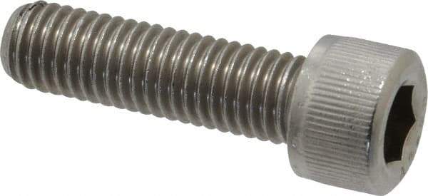 Value Collection - M10x1.50 Metric Coarse Hex Socket Drive, Socket Cap Screw - Grade 18-8 & Austenitic A2 Stainless Steel, Fully Threaded, 35mm Length Under Head - Americas Industrial Supply