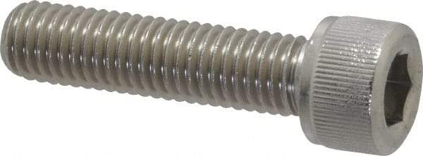Value Collection - M14x2.00 Metric Coarse Hex Socket Drive, Socket Cap Screw - Grade 18-8 & Austenitic A2 Stainless Steel, Uncoated, Fully Threaded, 25mm Length Under Head - Americas Industrial Supply