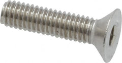 Value Collection - M3x0.50 Metric Coarse Hex Socket Drive, 90° Flat Screw - Grade 18-8 Stainless Steel, Fully Threaded, 12mm OAL - Americas Industrial Supply