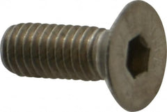 Value Collection - M6x1.00 Metric Coarse Hex Socket Drive, 90° Flat Screw - Grade 18-8 Stainless Steel, Fully Threaded, 16mm OAL - Americas Industrial Supply