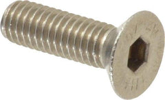 Value Collection - M6x1.00 Metric Coarse Hex Socket Drive, 90° Flat Screw - Grade 18-8 Stainless Steel, Fully Threaded, 20mm OAL - Americas Industrial Supply