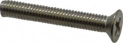 Value Collection - M3x0.50 Metric Coarse, 20mm OAL Phillips Drive Machine Screw - Flat Head, Grade 18-8 Stainless Steel, Uncoated, Without Washer - Americas Industrial Supply