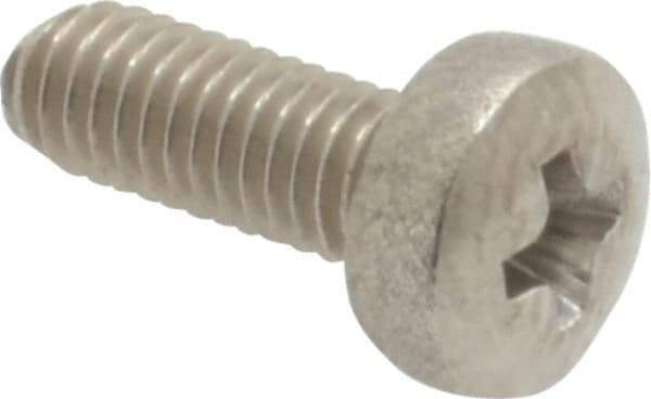 Value Collection - M3x0.50 Metric Coarse, 8mm Length Under Head Phillips Drive Machine Screw - Pan Head, Grade 18-8 Stainless Steel, Uncoated, Without Washer - Americas Industrial Supply