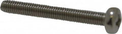 Value Collection - M3x0.50 Metric Coarse, 25mm Length Under Head Phillips Drive Machine Screw - Pan Head, Grade 18-8 Stainless Steel, Uncoated, Without Washer - Americas Industrial Supply