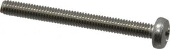 Value Collection - M4x0.70 Metric Coarse, 30mm Length Under Head Phillips Drive Machine Screw - Pan Head, Grade 18-8 Stainless Steel, Uncoated, Without Washer - Americas Industrial Supply
