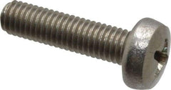 Value Collection - M5x0.80 Metric Coarse, 20mm Length Under Head Phillips Drive Machine Screw - Pan Head, Grade 18-8 Stainless Steel, Uncoated, Without Washer - Americas Industrial Supply