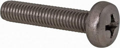 Value Collection - M5x0.80 Metric Coarse, 25mm Length Under Head Phillips Drive Machine Screw - Pan Head, Grade 18-8 Stainless Steel, Uncoated, Without Washer - Americas Industrial Supply