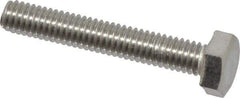 Value Collection - M4x0.70mm Metric Coarse, 25mm Length Under Head Hex Head Cap Screw - Fully Threaded, Grade 18-8 & Austenitic A2 Stainless Steel, 7mm Hex - Americas Industrial Supply