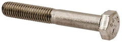 Value Collection - M5x0.80mm Metric Coarse, 35mm Length Under Head Hex Head Cap Screw - Partially Threaded, Grade 18-8 & Austenitic A2 Stainless Steel, 8mm Hex - Americas Industrial Supply