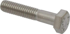 Value Collection - M6x1.00mm Metric Coarse, 30mm Length Under Head Hex Head Cap Screw - Partially Threaded, Grade 18-8 & Austenitic A2 Stainless Steel, 10mm Hex - Americas Industrial Supply