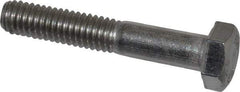 Value Collection - M6x1.00mm Metric Coarse, 35mm Length Under Head Hex Head Cap Screw - Partially Threaded, Grade 18-8 & Austenitic A2 Stainless Steel, 10mm Hex - Americas Industrial Supply