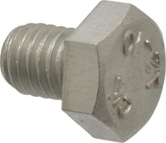 Value Collection - M8x1.25mm Metric Coarse, 10mm Length Under Head Hex Head Cap Screw - Fully Threaded, Grade 18-8 & Austenitic A2 Stainless Steel, 13mm Hex - Americas Industrial Supply