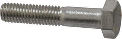 Value Collection - M8x1.25mm Metric Coarse, 40mm Length Under Head Hex Head Cap Screw - Partially Threaded, Grade 18-8 & Austenitic A2 Stainless Steel, 13mm Hex - Americas Industrial Supply