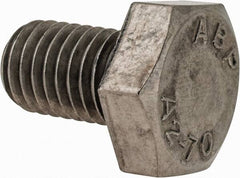 Value Collection - M10x1.50mm Metric Coarse, 16mm Length Under Head Hex Head Cap Screw - Fully Threaded, Grade 18-8 & Austenitic A2 Stainless Steel, 17mm Hex - Americas Industrial Supply