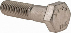 Value Collection - M12x1.75mm Metric Coarse, 50mm Length Under Head Hex Head Cap Screw - Partially Threaded, Grade 18-8 & Austenitic A2 Stainless Steel, 19mm Hex - Americas Industrial Supply