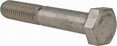 Value Collection - M12x1.75mm Metric Coarse, 70mm Length Under Head Hex Head Cap Screw - Partially Threaded, Grade 18-8 & Austenitic A2 Stainless Steel, 19mm Hex - Americas Industrial Supply