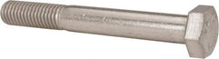 Value Collection - M12x1.75mm Metric Coarse, 90mm Length Under Head Hex Head Cap Screw - Partially Threaded, Grade 18-8 & Austenitic A2 Stainless Steel, 19mm Hex - Americas Industrial Supply