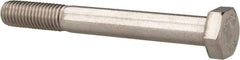 Value Collection - M12x1.75mm Metric Coarse, 100mm Length Under Head Hex Head Cap Screw - Partially Threaded, Grade 18-8 & Austenitic A2 Stainless Steel, 19mm Hex - Americas Industrial Supply