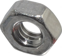 Value Collection - M2x4.00 Stainless Steel Right Hand Hex Nut - 4mm Across Flats, 1.6mm High, Uncoated - Americas Industrial Supply