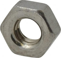 Value Collection - M4x0.70 Stainless Steel Right Hand Hex Nut - 7mm Across Flats, 3.2mm High, Uncoated - Americas Industrial Supply