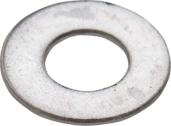 Value Collection - M3 Screw, Grade 18-8 Stainless Steel Standard Flat Washer - 3.2mm ID x 7mm OD, 0.5mm Thick - Americas Industrial Supply