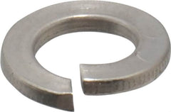 Value Collection - M10, 10.2mm ID, 2.2mm Thick Split Lock Washer - 18-8 Austenitic Grade A2 Stainless Steel, 10.2mm Min ID, 10.7mm Max ID, 18.1mm Max OD - Americas Industrial Supply