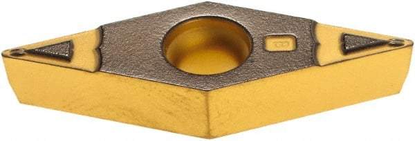 Sumitomo - VBMT331 ESU Grade AC630M Carbide Turning Insert - Al2O3 Finish, 35° Diamond, 3/8" Inscr Circle, 3/16" Thick, 1/64" Corner Radius - Americas Industrial Supply